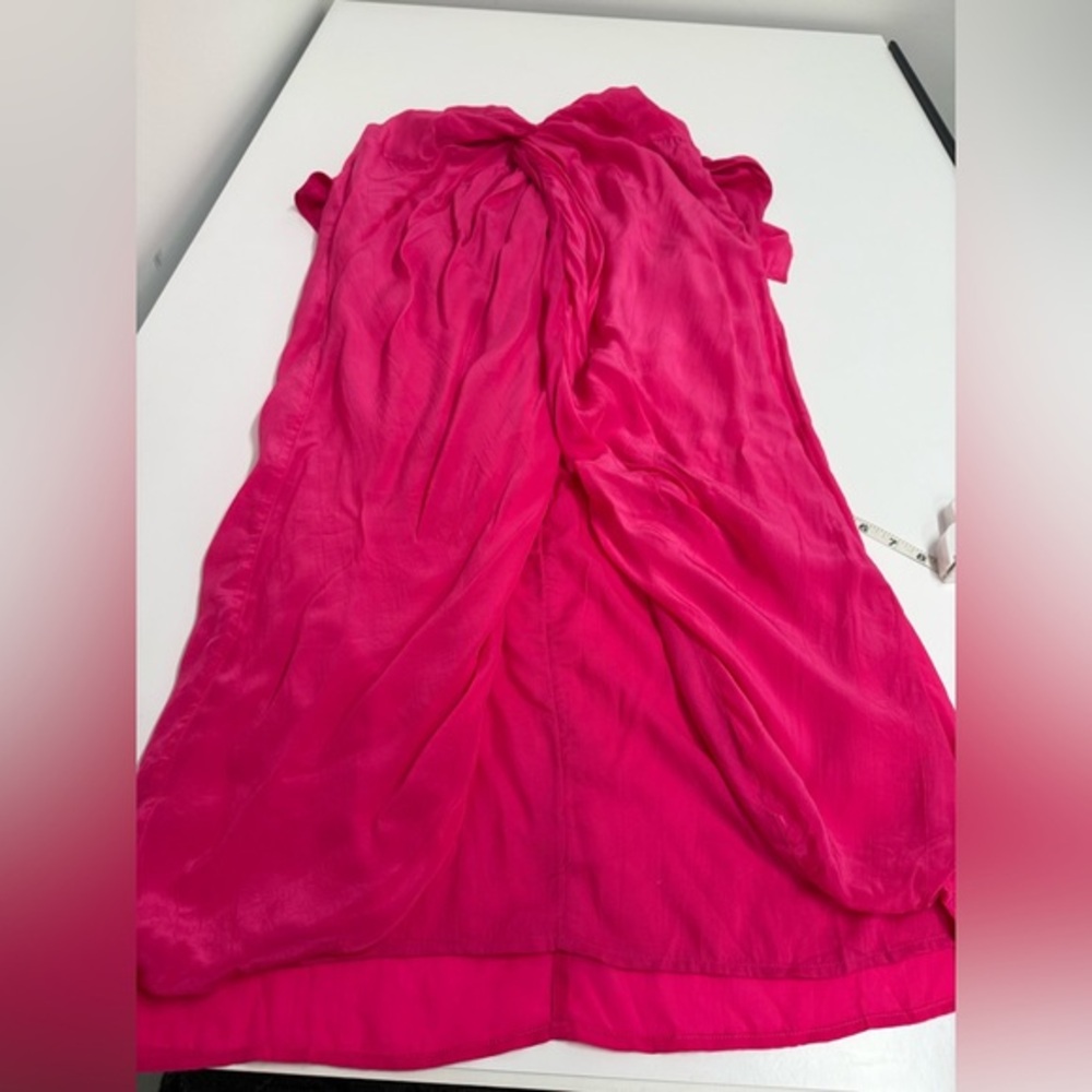 The Drop Halter Swirl Waist Slim Dress - Beetroot - L - NWT - Picture 9 of 12